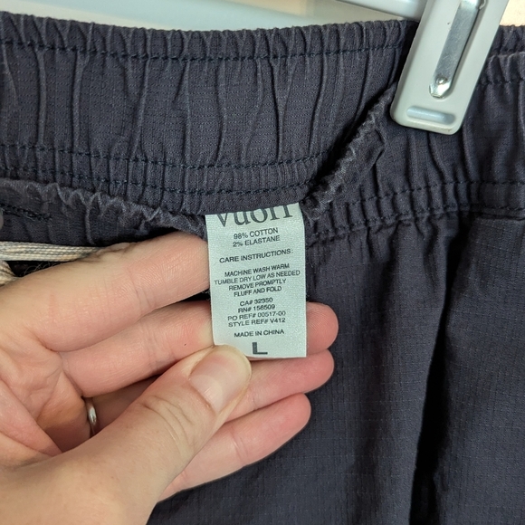 Vuori Men's Ripstop Pant - Charcoal sz L - Picture 3 of 5